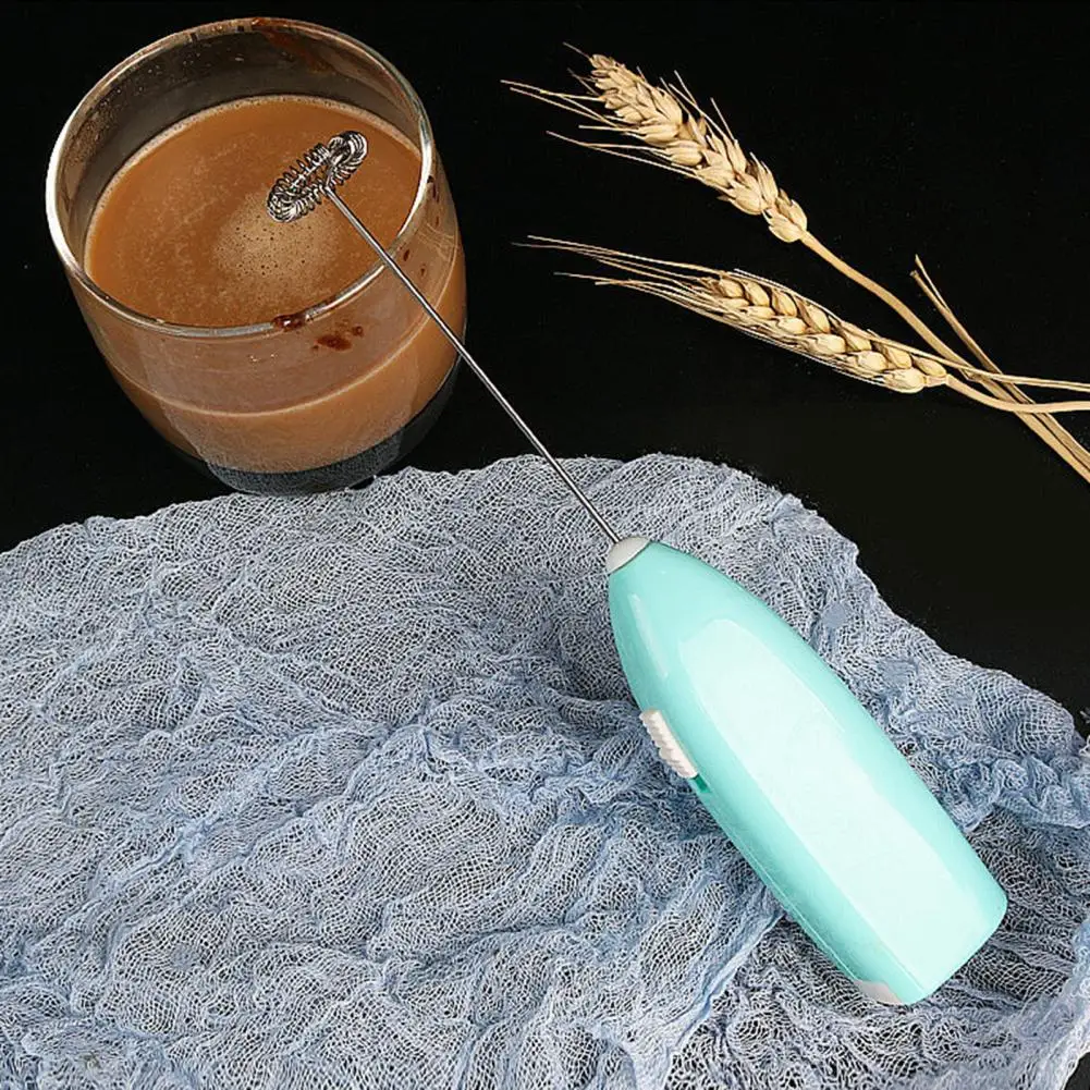 Portable Electric Egg Beater Cooking Small Tool Milk Coffee Juice Foam Agitator for Kitchen Home Accessories
