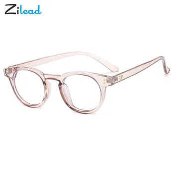 

Zilead Round Anti Blue Light Kids Glasses Optical Frame Transparent Lens Reflective Eyeglasses Colored Eyewear For Boys&Girls