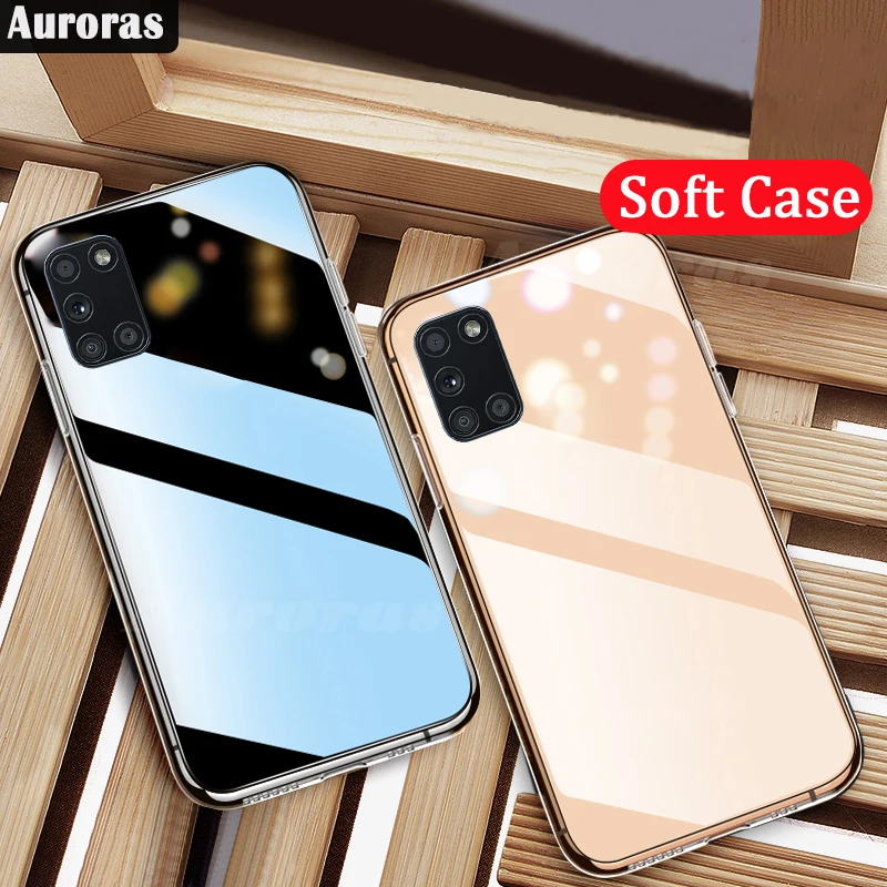 Auroras 2 шт. прозрачный мягкий чехол для OPPO A72 Прозрачный телефона A52 s|Бамперы| |