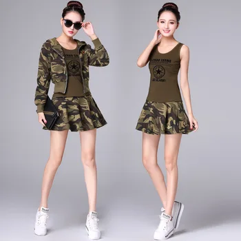 

Autumn Clothes Belt Cap Slim Fit Slim Coat Short Skirt Suit Three-piece Set