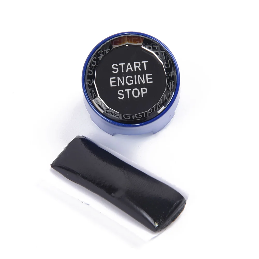 

ABS Start Stop Button Blue 1pc Car For G F Series F30 F10 G20 F48 G30 F16