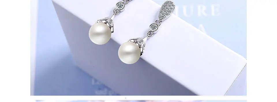 H4f5fd7649b294559bf727883aba7a9ceB - WEGARASTI Silver 925 Jewelry Pearl Earrings Jewelry Natural Freshwater Pearl Drop Earrings women Silver Wedding Dangle Earring