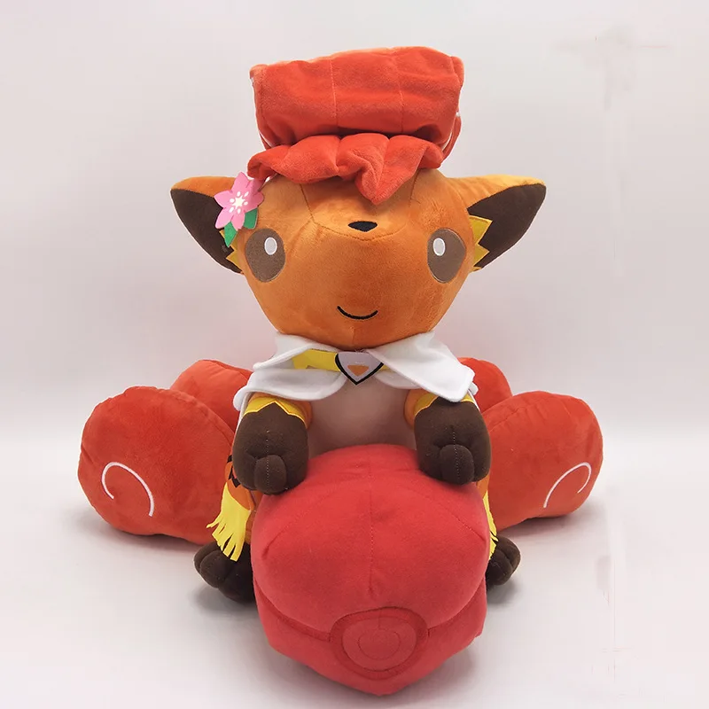23/30/60cmplush плаще пальто Vulpix белый orange Симпатичные мягкие хорошего качества на Рождество, Детские кубики, подарки для детей, с героями из мультфильмов; игры Мягкая кукла Новинка; Лидер продаж - Цвет: orange