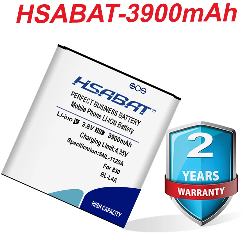 Аккумулятор HSABAT 3900mAh BL-L4A BLL4A BL L4A BV-L4A для Nokia Lumia 830 535 RM984 RM- 1090 1089 | Мобильные телефоны