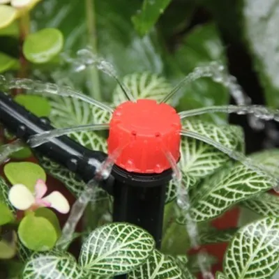 

100pcs/set Sprinkler Garden Irrigation Micro Flow Dripper Drip Head Irrigation Sprinklers Adjustable Water Dripper Head