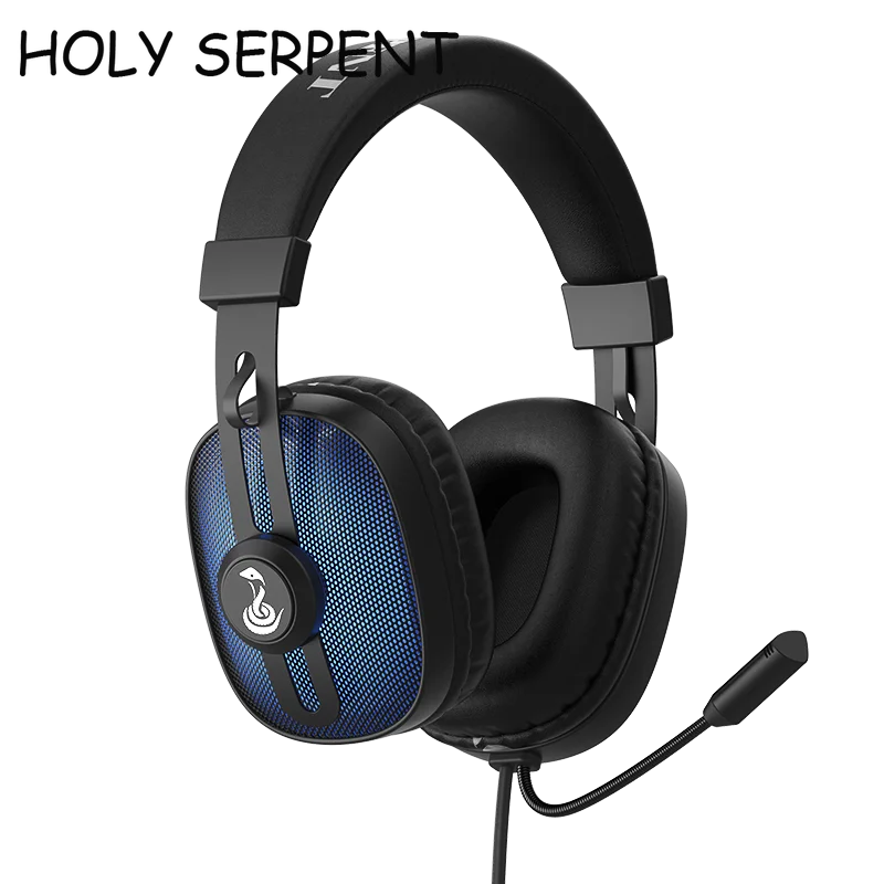 HOLY SERPENT X6 Проводные Игровые наушники стерео звуковая гарнитура E-sports активная шумоподавление Гарнитура для компьютерных видеоигр