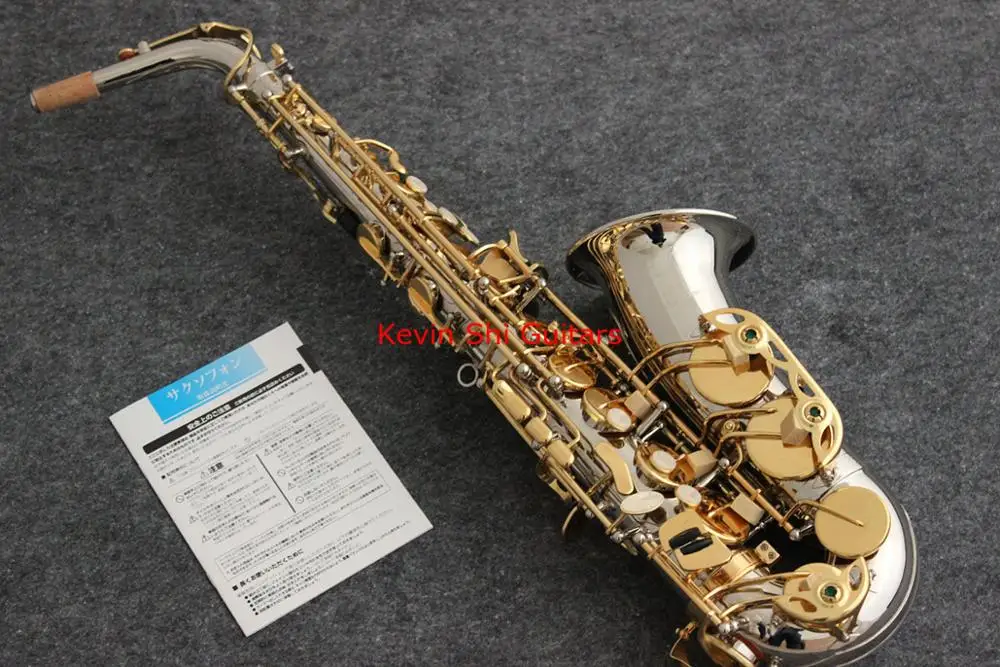 Yanagisa 9930 alto flat E Saxophone silver alloy YANAGISA falling Sax real abalone keys saxphone | Спорт и развлечения