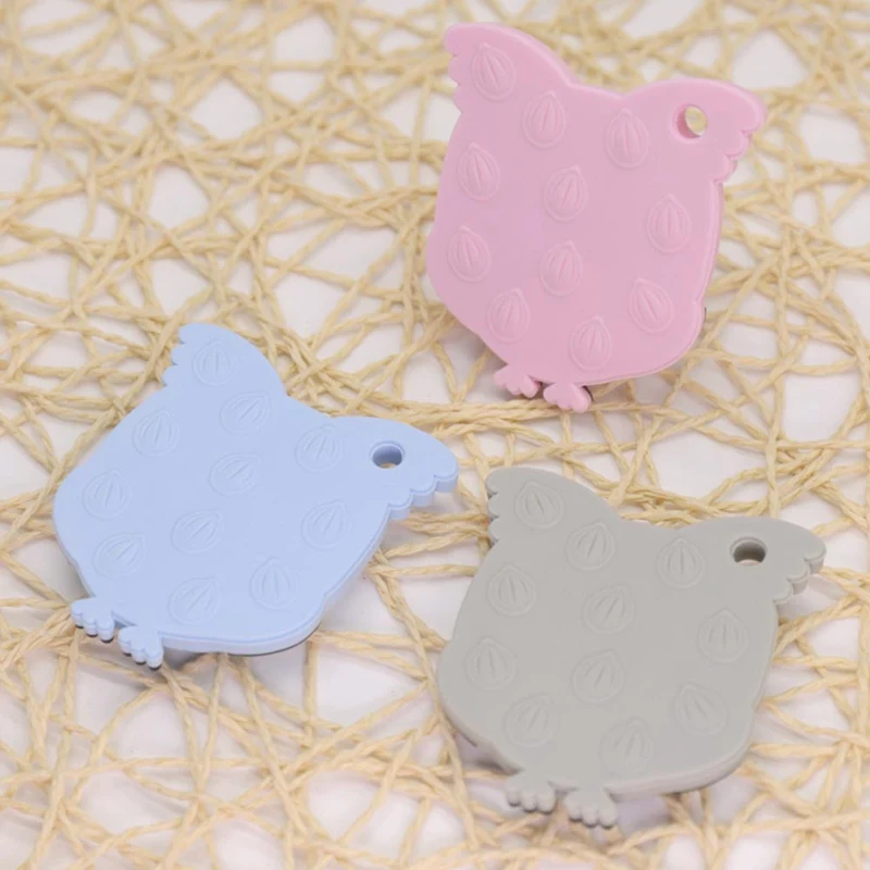 Мультфильм животных сова силиконовые молярные палочки DIY цепи зубной прорезыватель для малышей силиконовые прорезыватели BPA бесплатно Прорезыватель зубов