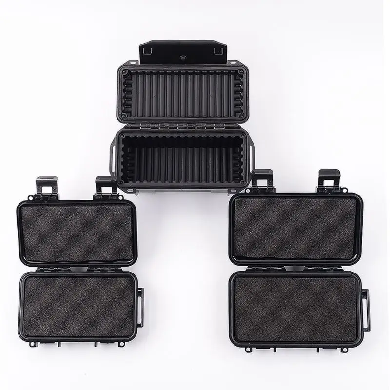 Outdoor Shockproof Pressure Resistant Waterproof Dustproof Sealed Waterproof Safety Case ABS Plastic Tool Box Dry Box Survival C