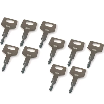 

10 Ignition Keys H806 for Takeuchi 17001-00019 Gehl 180845 New Holland Case Hitachi