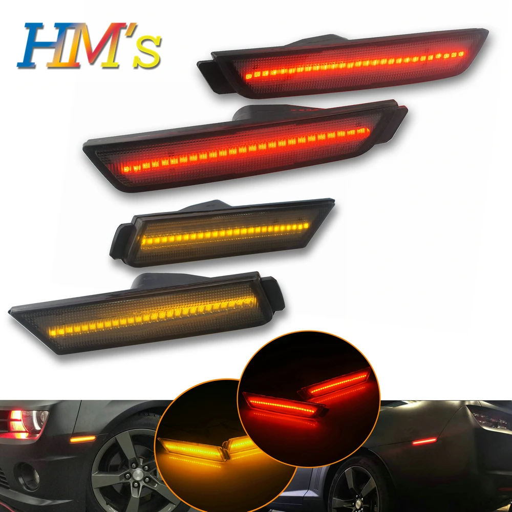 Для Chevrolet Chevy Camaro 2010 2011 2012 2013 2014 2015 автомобильные передние янтарные задние красные