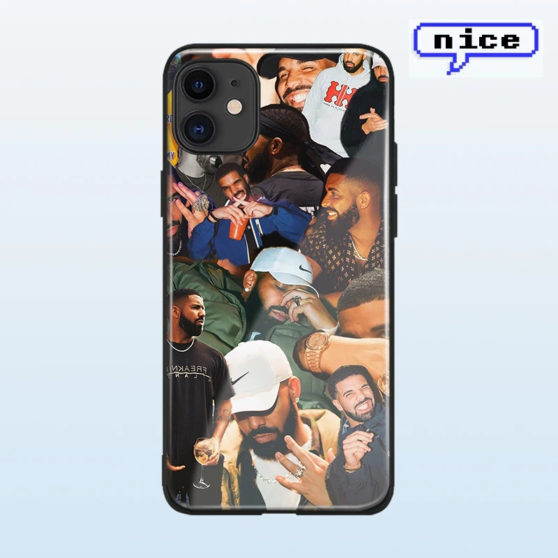 Drake rapper soft silicone Tempered glass Phone case cover for iPhone SE 6 6s 7 8 Plus X XR XS 11 12 13 mini Pro max | Мобильные
