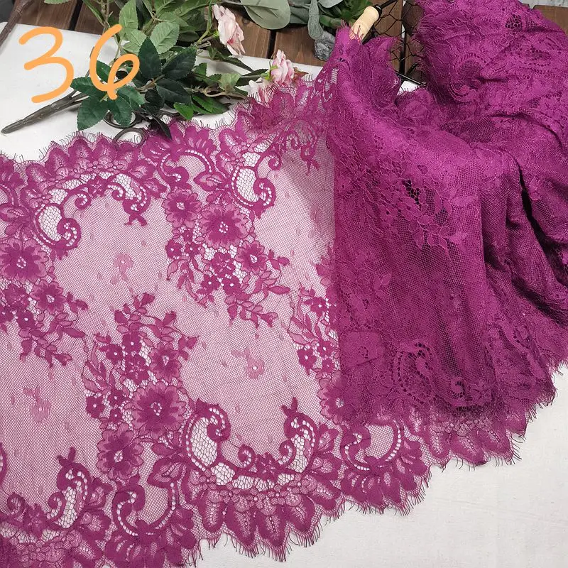 3m Width 40cm Eyelash Lace Trim For Clothing Accessory Dress Sewing Applique Costume Lace Fabric,lace fabric,lace sewing accessories,lace sewing supplies,lace accessories,lace garment accessories,clothing accessories,lace decoration