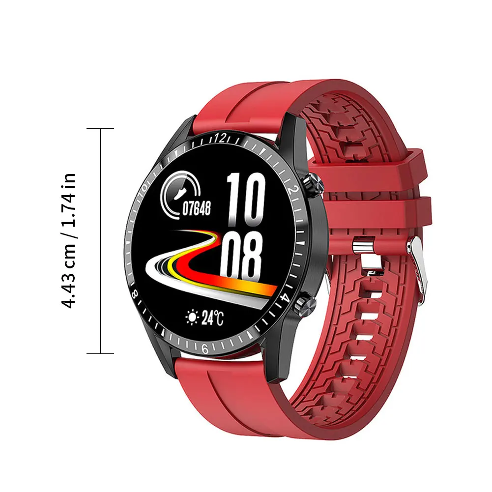Tela de Toque Completa à Prova Fitness para Telefone Relógio Inteligente Masculino Dmultiple Água Vários Esportes Rastreador Smartver Monitor Freqüência Cardíaca 18 High Quality Eletrônicos