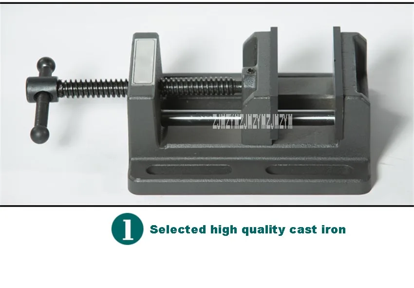 6-дюймовый точность Направляющая штанга Тип с плоским открытым носком Настольный зажим фрезерный станок крест тиски сверлильный станок приспособление клещи тяжелый скамья тиски