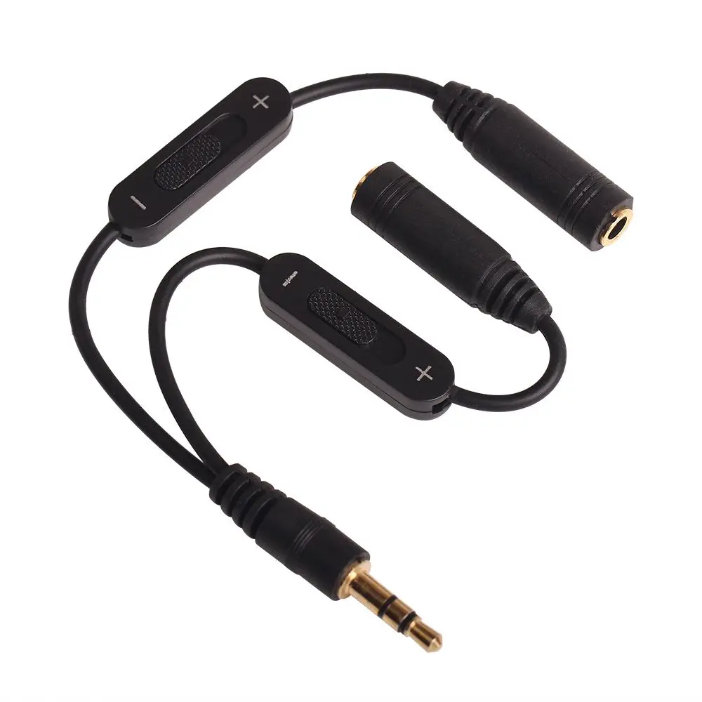 27cm 3 5mm Stereo Audio Female Jack to Double Lotus 2 RCA Female Sockte 3 5 to RCA Y Splitter Adapter Cable for Headphone 500pcs