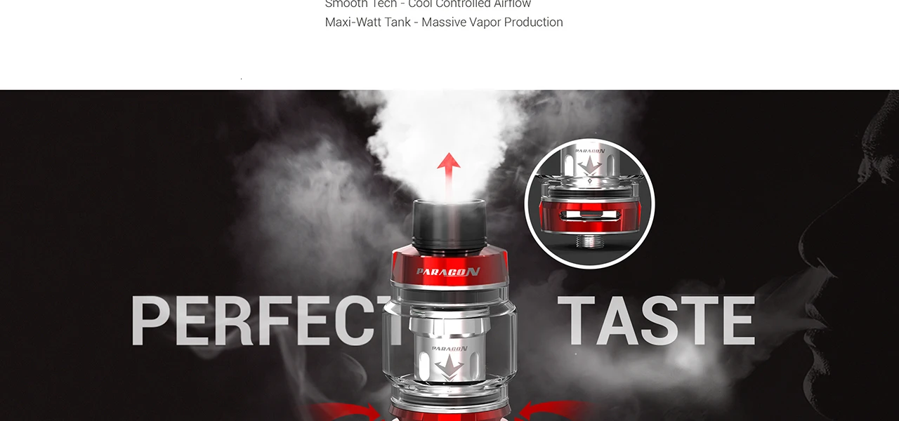 vape Танк atmizer VAPTIO PARAGON бак с емкостью 2,0/8,0 мл сетки катушки электронная сигарета поддержка дропшиппинг