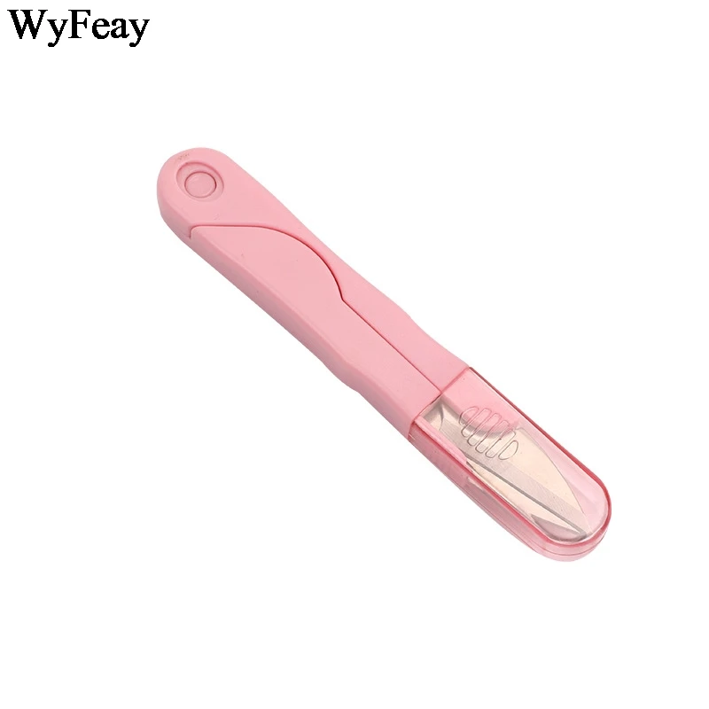 Safety Wear Cover Handle Sewing Scissors Thread Yarn Cutting Scissors Embroidery Cross-stitch U Shape Shears 1Pcs/Lot sewing scissors,craft scissors