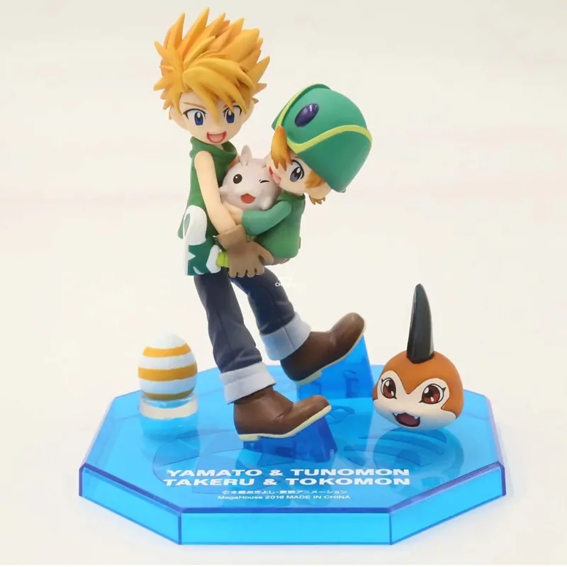 " мультфильм Digimon Adventure Yamato Punimon Takeru креативное украшение ПВХ фигурка Коллекционная модель игрушки коробка 10 см V744
