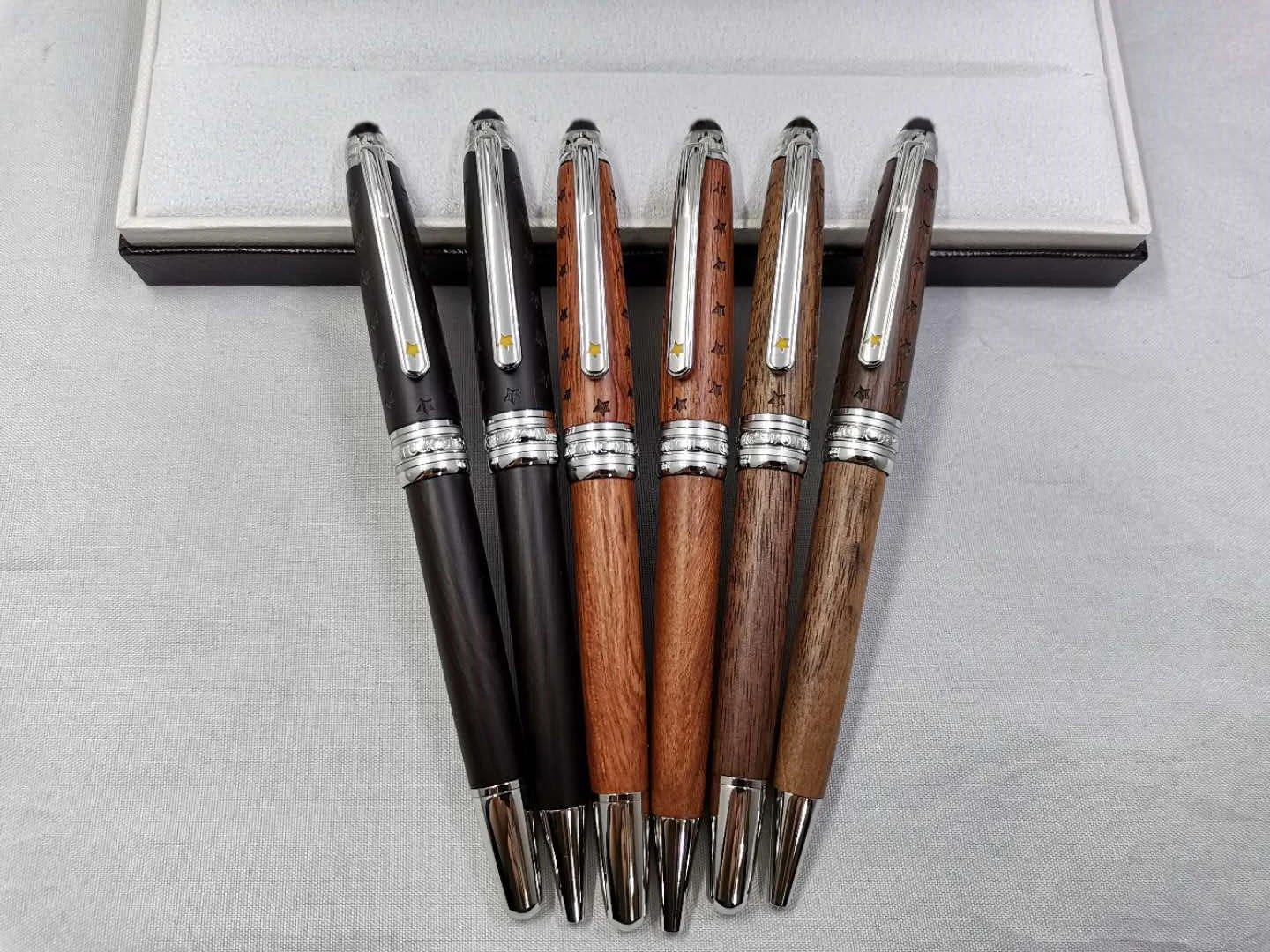 Luxury Mb fountain pen ballpoint pen Little Fox Redwood gel pens korean
