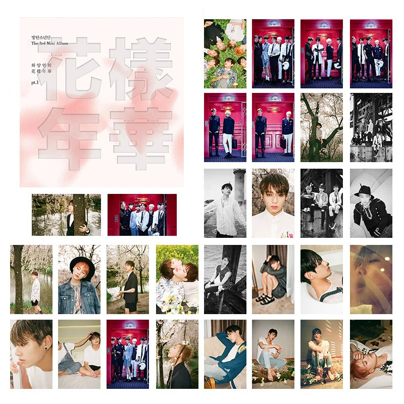 Kpop Bangtan мальчики любят YOURSFLF Плакат карты открытки Фото карты плакат Фотокарта Lomo карта стикер на стену