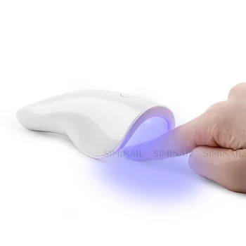 

Mini Folded Cordless 6w UV LED Lamp Wireless Dryer Portable Rechargeable Curing Polish Nail Dry LEDs Gel Polish 6 Watts
