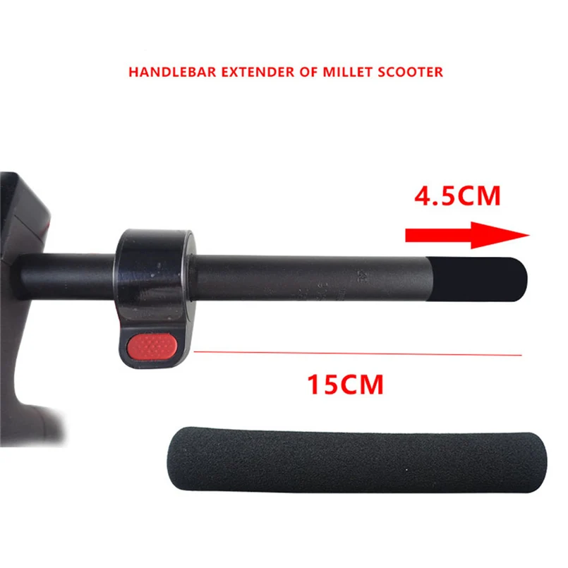 2pcs Scooter extended handlebar extender bicycle extension rod can be added to M365 Pro Increase ength 4.5cm 20O16 (5)
