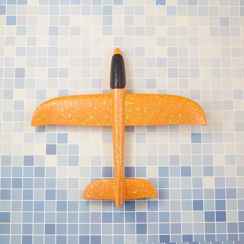 37CM EPP Foam Hand Throw Airplane Rubber Band Ejection Outdoor Launch Glider Plane Gift Interesting Toys For Children Kids Game 8