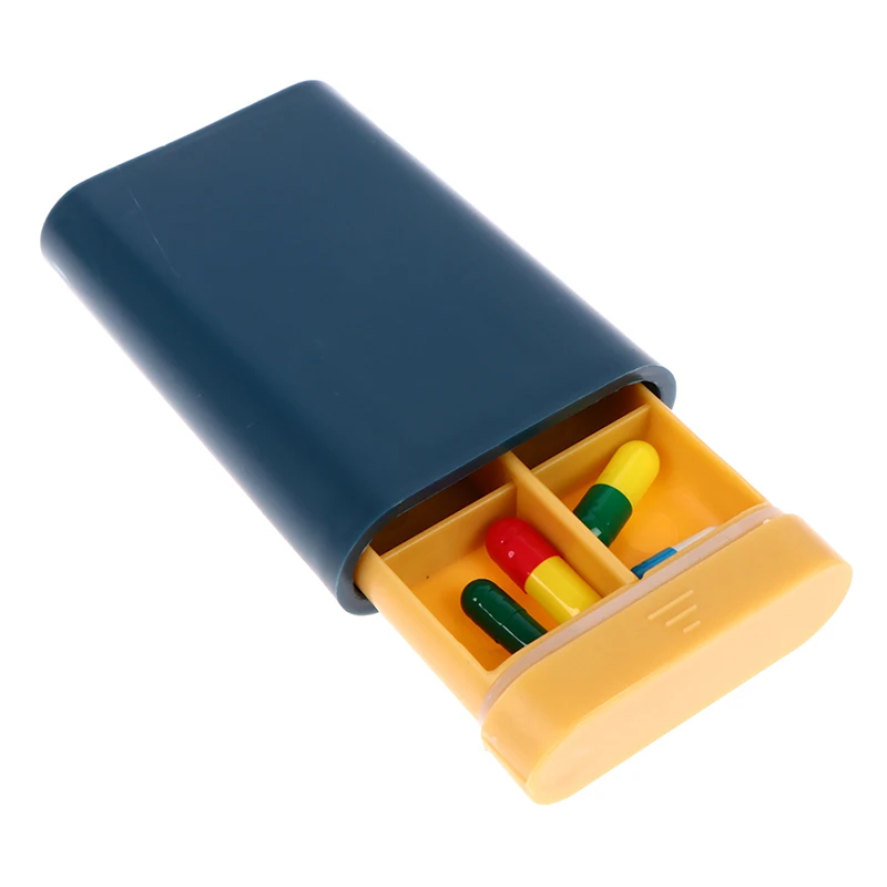 1PC Portable Pill Box Tablet Pillbox Dispenser Medicine Boxes Dispensing Medical Kit Organizer
