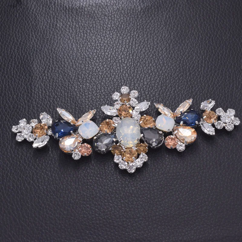 Opal rhinestone crystal patches trim (1)