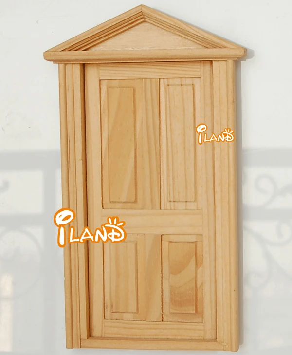 1: 12 кукольный домик DIY мини деревянная домашняя дверь и окно модель Су пей вершина 4 грузинская Боковая дверь