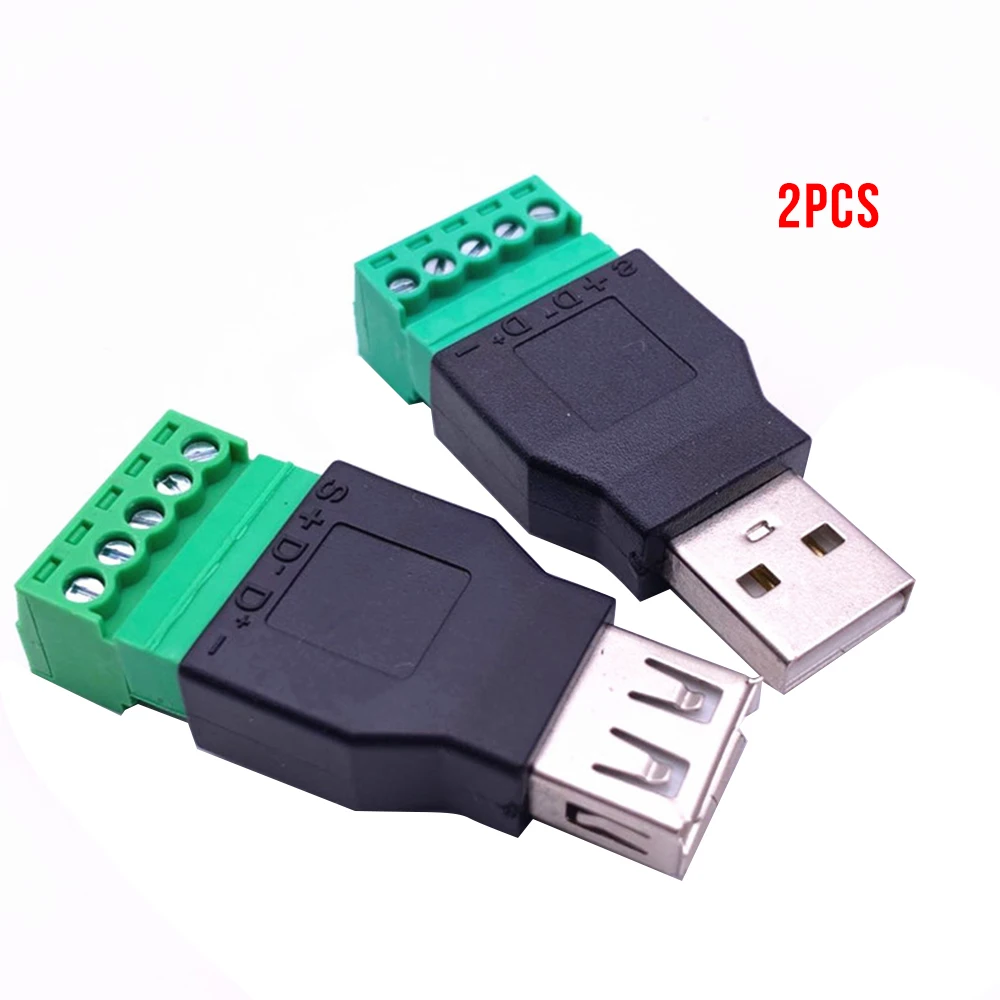 2 USB разъема папа и Мама зеленый|Соединители для садового водопровода| |