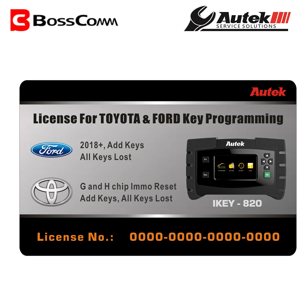Программатор автомобильных ключей Autek IKEY820 с поддержкой OBD2|Программаторы