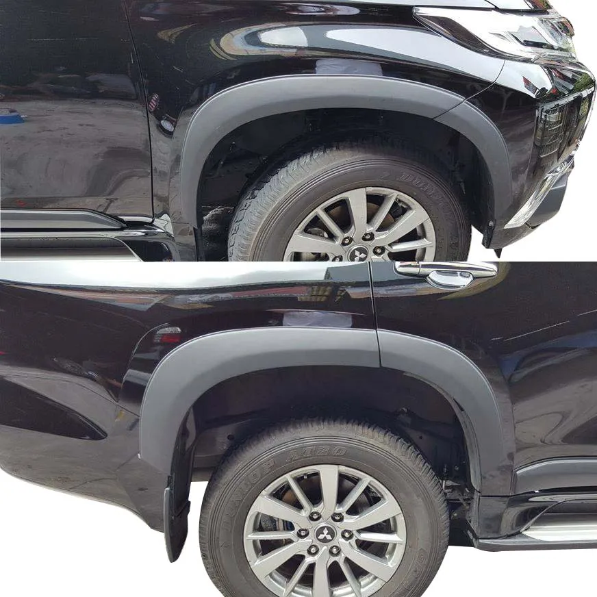

Mudguards Wheel Arch Fender Flares For Mitsubishi Montero Pajero Sport 2016 2017 2018 2019 2020 Matte Black