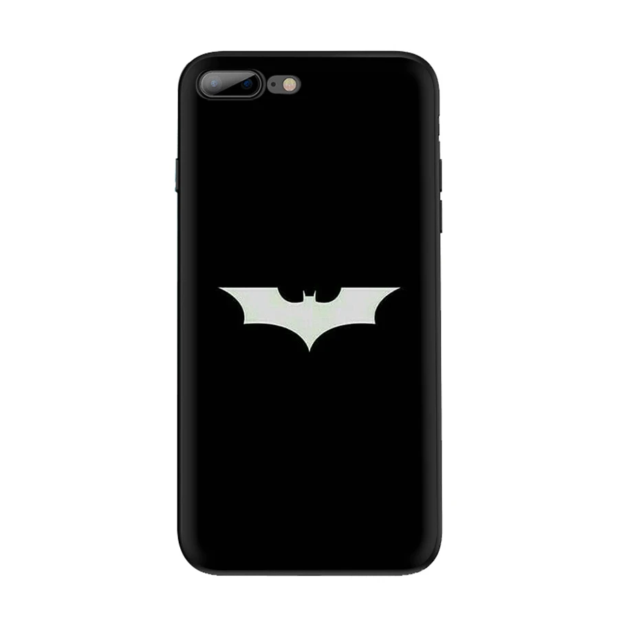 Чехол для мобильного телефона из ТПУ для iPhone 5 5S 6 6s 7 8 Plus X XR XS Max Shell с логотипом Marvel Бэтмен - Цвет: B3