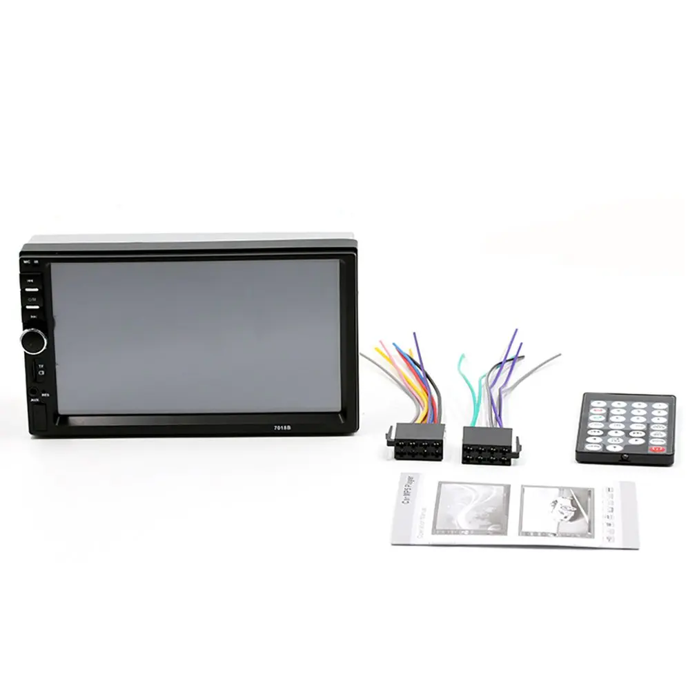 

7018B Car Multimedia Player Touch Screen Video MP5 Player Auto Radio Reversing Rear View