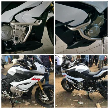 

Motorcycle Modified engine protection Crash bar Bumper frame Reinforced thickened For BMW S1000XR With Screws