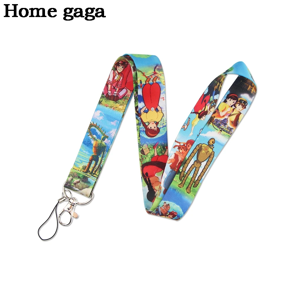 D3234 Homegaga Sky kids 90s милые ремешки для шеи с рисунком ID значок держатель карт брелок