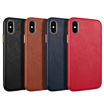 

Lambskin all-inclusive back cover case for iPhone Xs Max XR 11Pro max 7 8 Plus ckhb-13v metal button Luxury leather cases