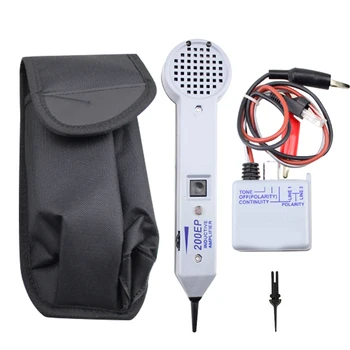 

200EP Tone Generator Kit Adjustable Volume Cable Tester High Accuracy Professional Inductive Amplifier Plastic Home Portable