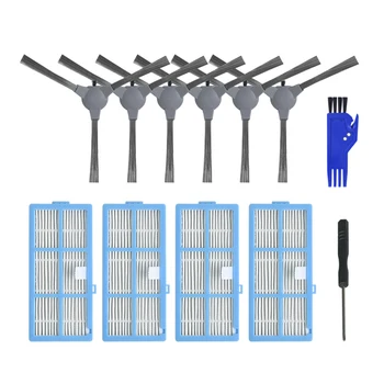 

12 Pcs Replacement Kit for Coredy 3500 R3500 R3500S Robot Vacuum Cleaner, Filter Side Brushes Cleaning Comb Screwdriver