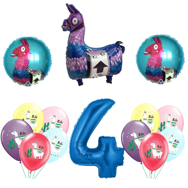 14 шт. Альпака ламы шары Виктора игра воздушный шар 1-й День рождения украшения игрушки для детей