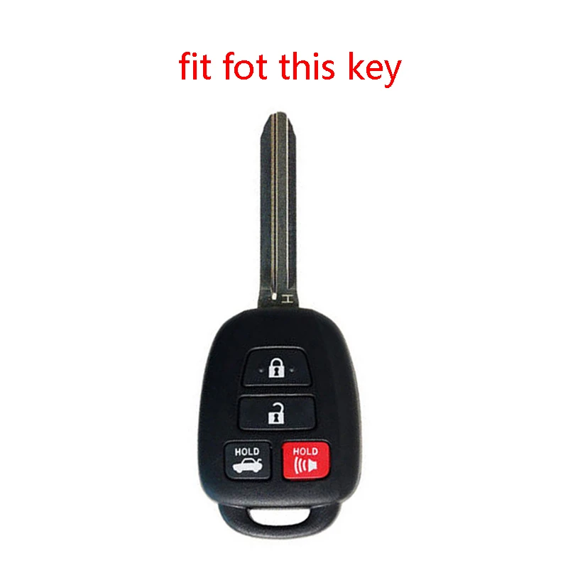 Силикагель автомобильный чехол для ключей для Toyota Camry Rav4 Corolla Tacoma VIOS PRIUS C Highlander аксессуары чехол для ключей