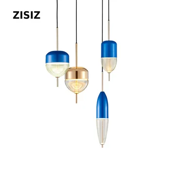 

Post Modern Dining Room Hanglamp Water Drop Living Room Lamp Simple Bedroom Study Bar Designer LED Pendant Light Fixtures