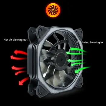 

RGB Light CPU Cooler Cooling Fan Ultra Quiet Durable Aluminum PC Silent Cooling Fan CPU Cooler Heat Sink For Computer