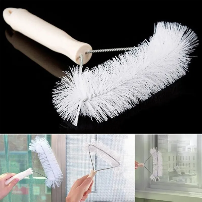 Белая антимоскитная щетка # щетка для экрана # чистящее средство для раскатки белых чистящих средств практичная Чистящая Щетка для дома