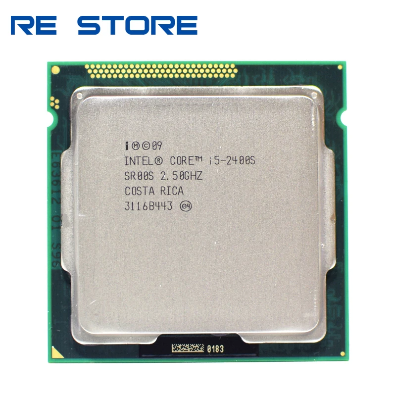 Intel i5 2400S Processor Quad-Core 2.5GHz LGA 1155 6MB Cache Desktop CPU laptop cpu