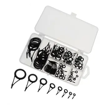 

75pcs Mixed sizes Fishing Rod Guide Tip Fishing Line Spinning Guide Eyes Rings Tip Fishing Rod Accessories Repair Tool