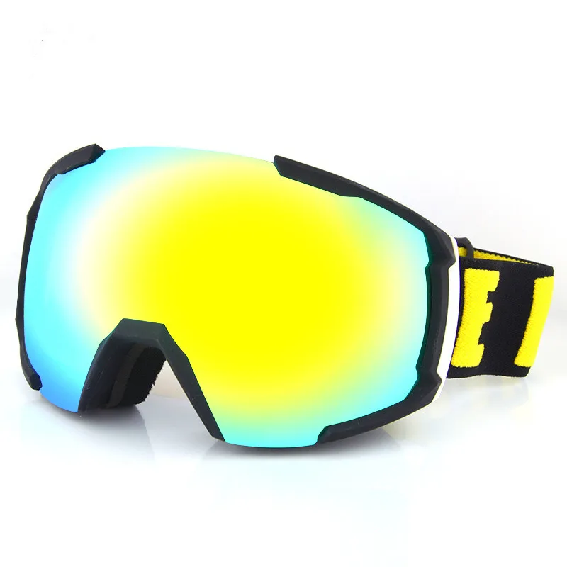 

2020 New Adult Double Layer Anti-fog Snowboard Goggles Sandproof Ski Glasses Large Spherical Snowboard Snow Ski Eyewear Goggles