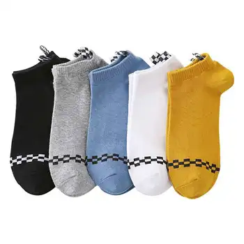 

Ankle Socks Women Cotton Striped Woman Sock Happy Colorful Standard Sox Creative Ladies Soft Spring Summer Trendy Lady Sokken